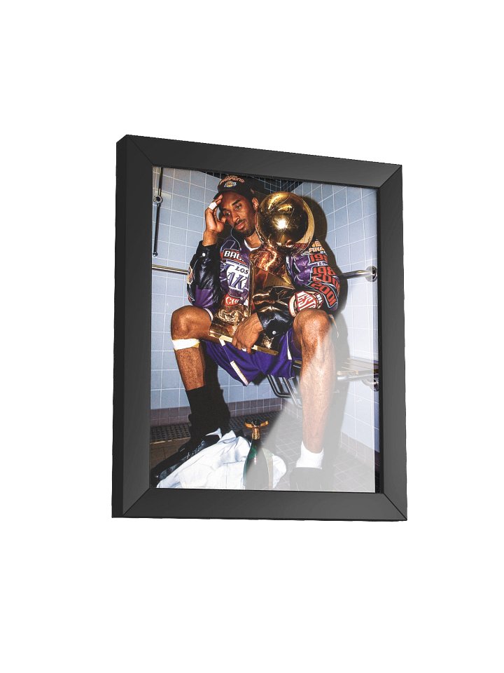 Kobe Bryant Iconic 2001 NBA Championship Locker Room Framed Poster product image (58)