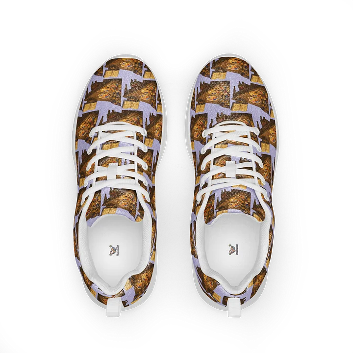 Teal Abstract Animal Print Women's Sneakers product image (1)
