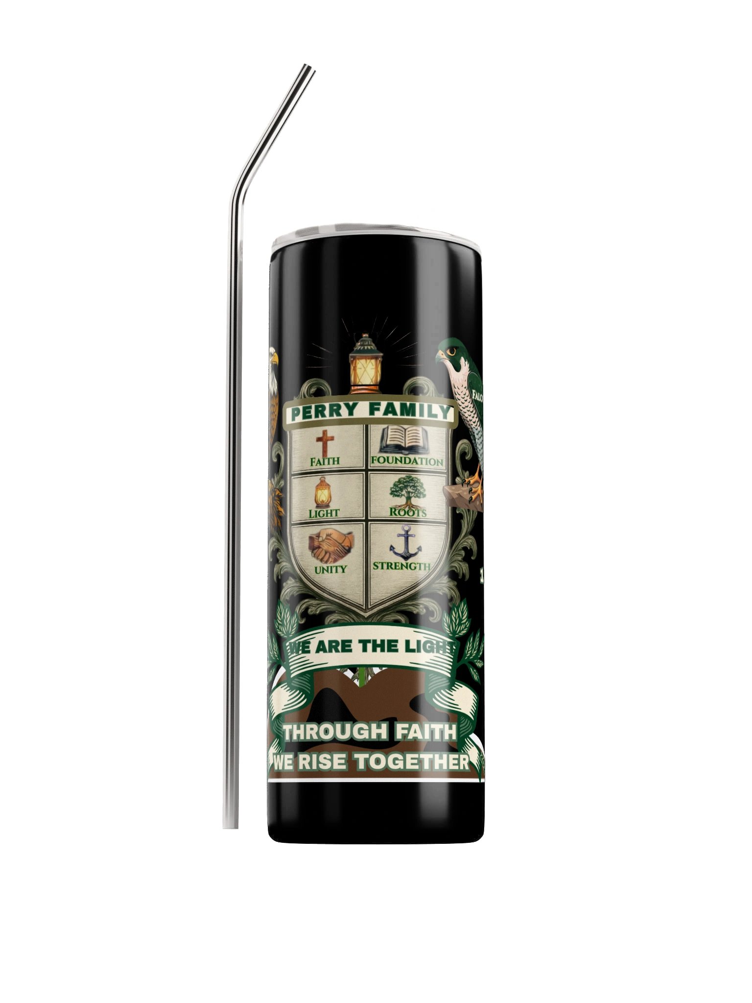 Perry Family Reunion 2026 Crest Tumbler – Legacy Edition product image (1)