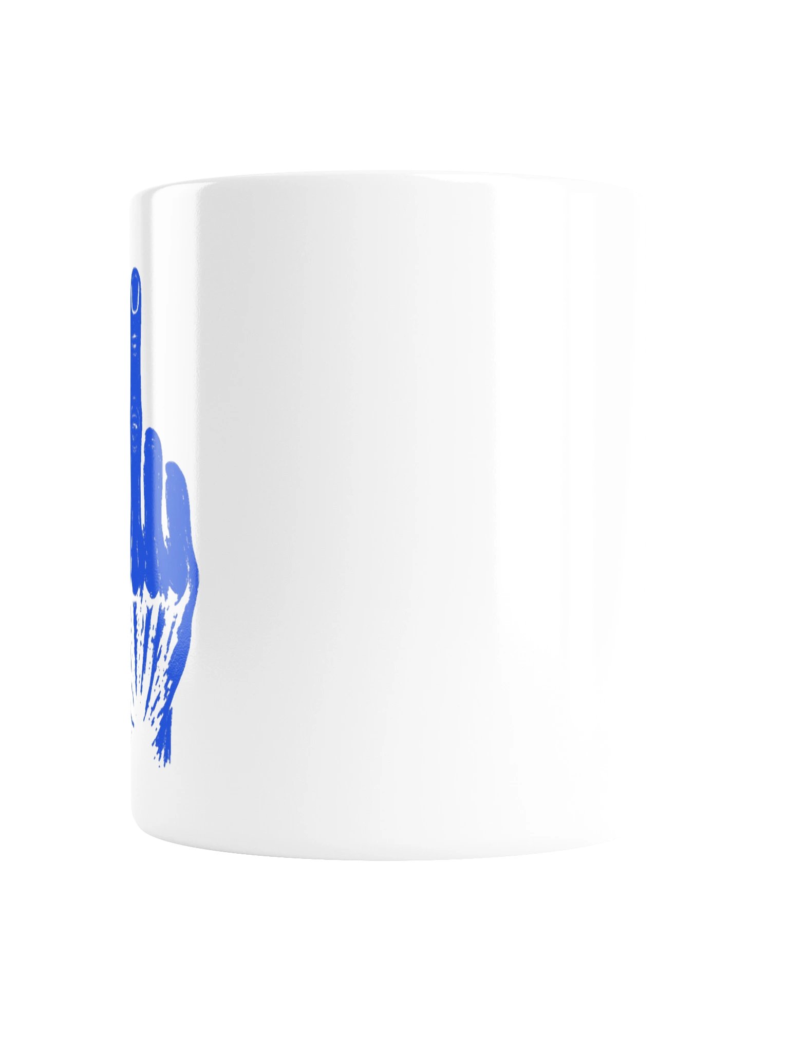 No ShopCo Middle Finger White Mug - Royal Artwork product image (2)