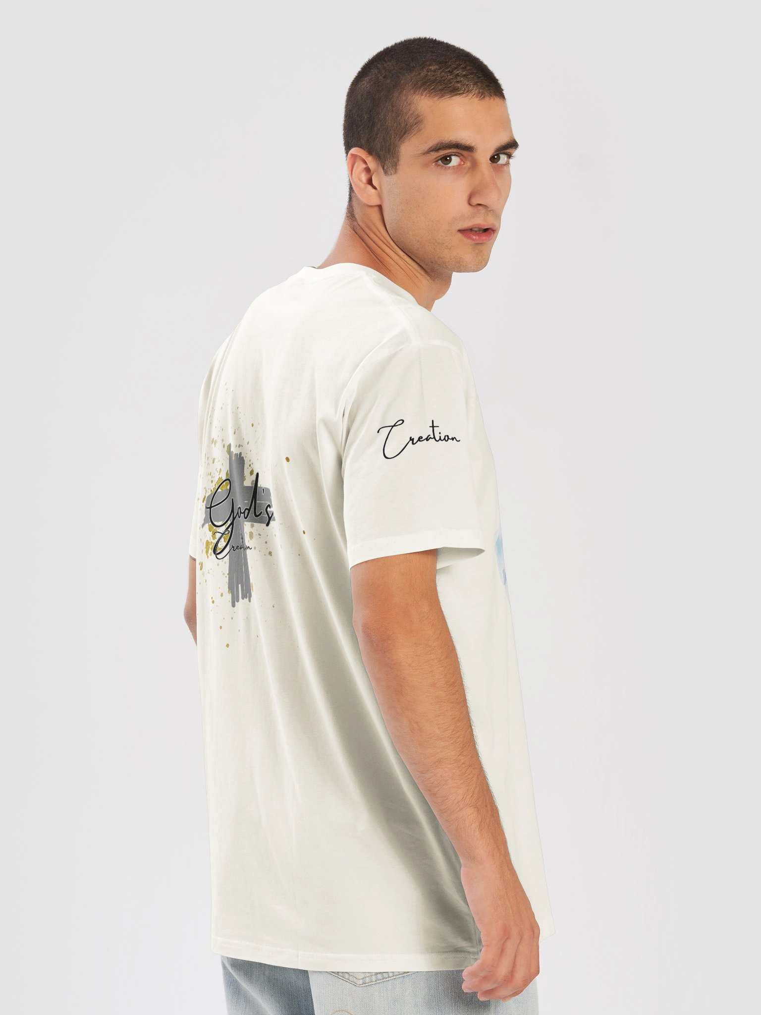 Creation Script Unisex Premium Tee product image (4)