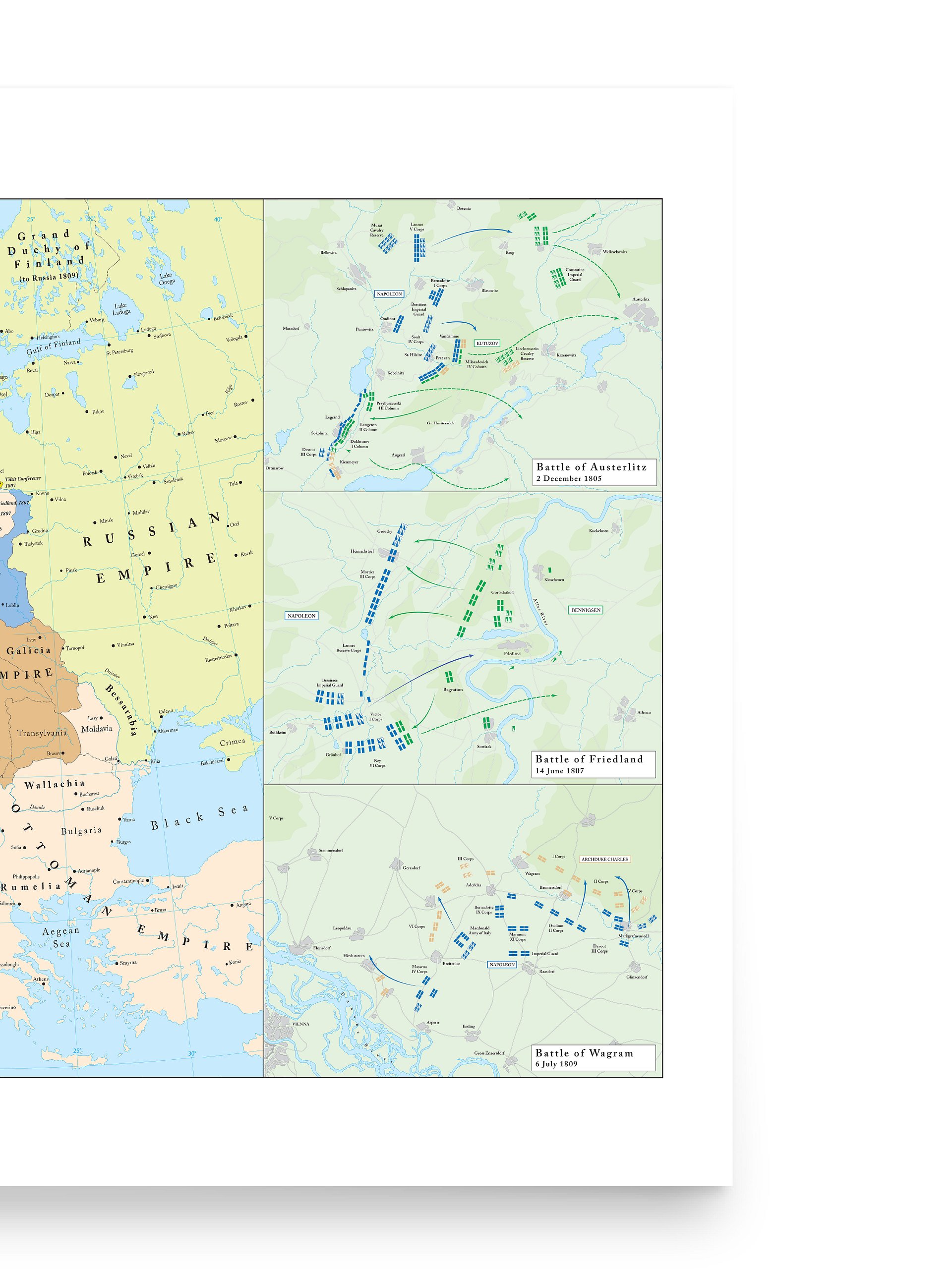 Napoleonic Europe 1809 - Poster product image (3)