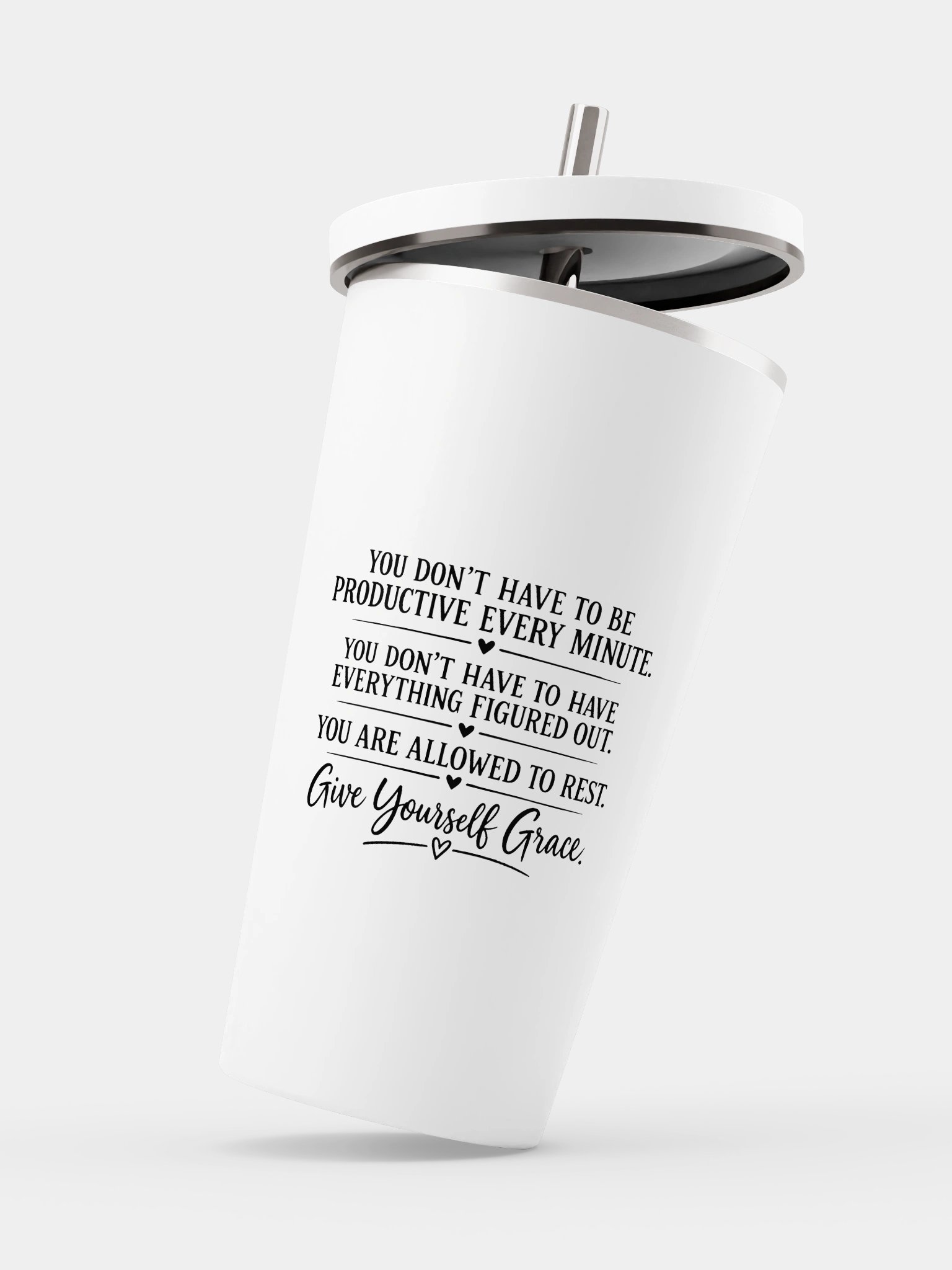 You Are Human, Not a Machine Tumbler product image (2)