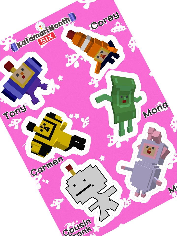 KDM6 OC Cousin Sticker Sheet #4 product image (1)