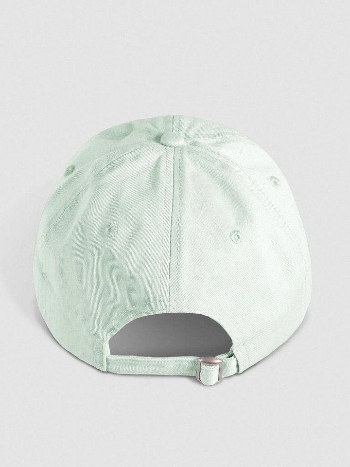 ASMR Old English Pastel Green Dad Hat product image (2)