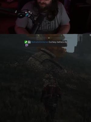 I am very well mannered when it comes to foreplay twitch.tv/monsterthemash #eldenring #curtsy #twitch #eldenlord