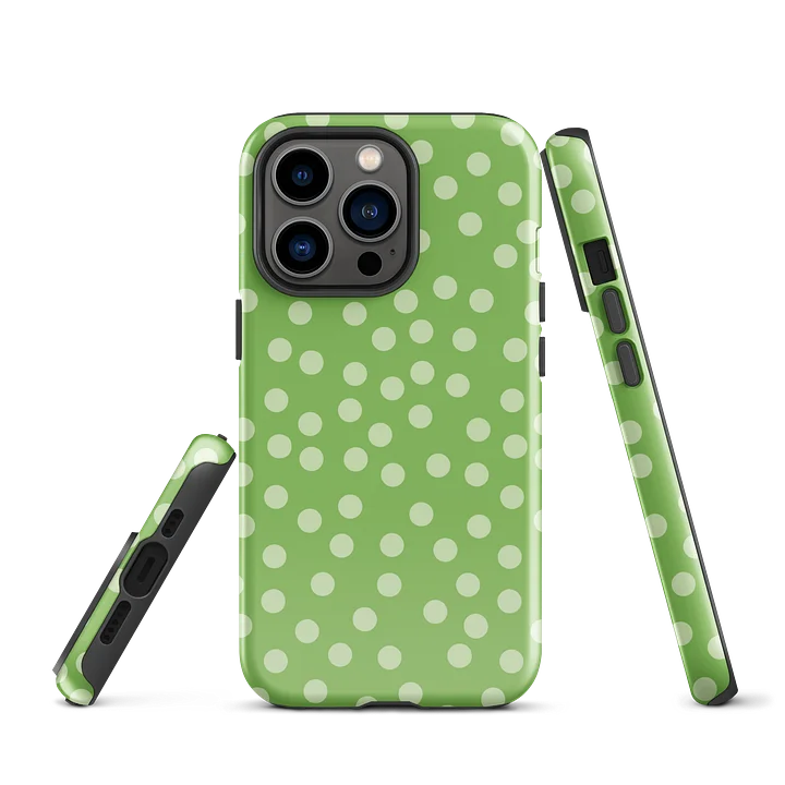 Matcha Green Scatter Dots iPhone Case product image (2)