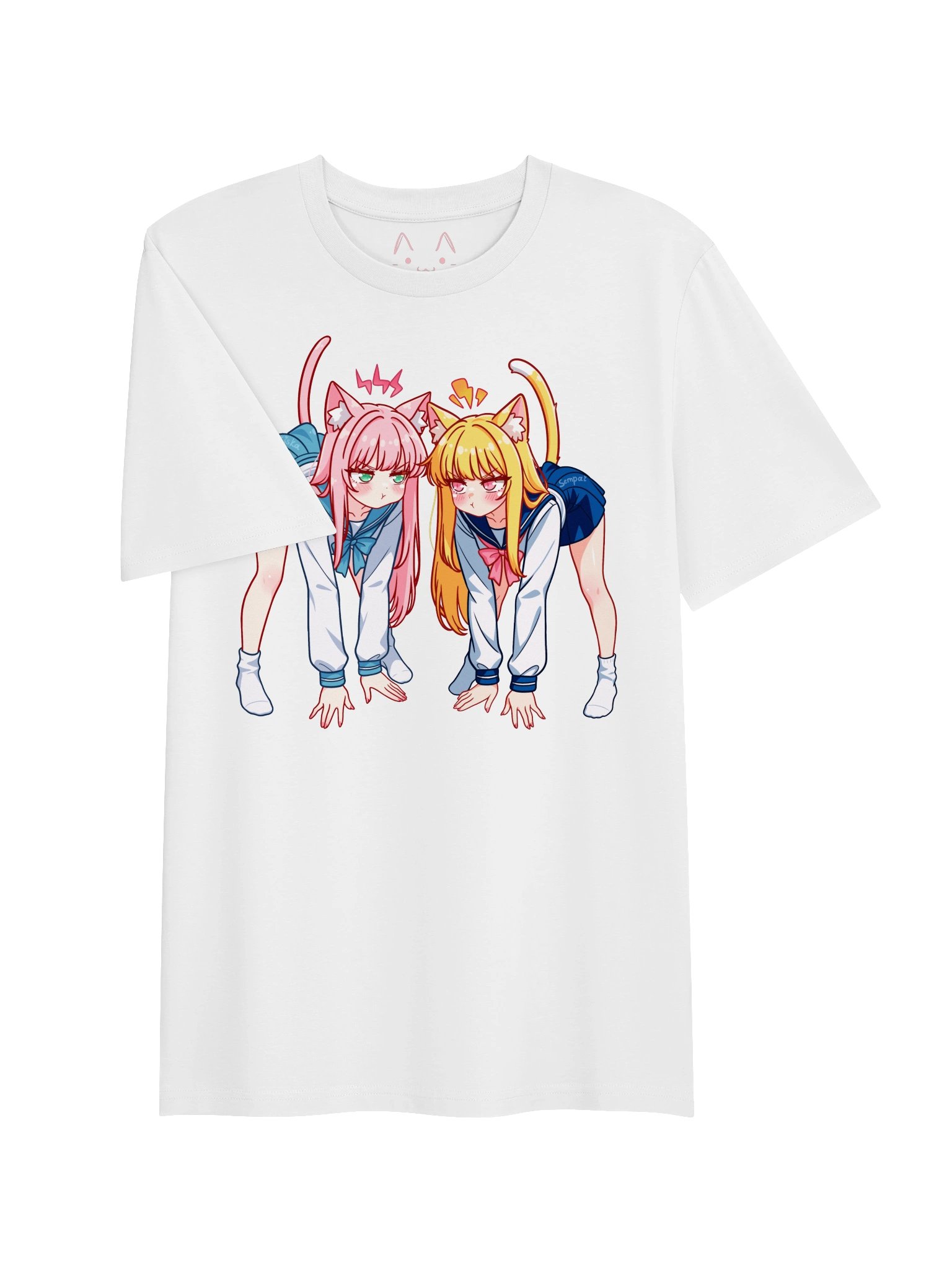 Fighting Catgirls Kisa & Pawky ☆ T-Shirt product image (4)