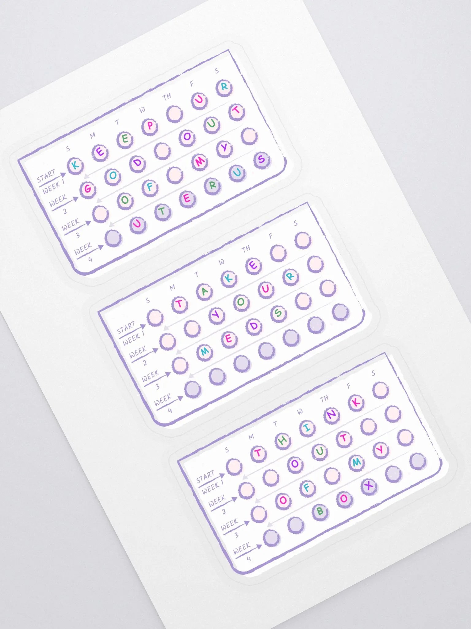 Birth Control Sticker Sheet product image (1)