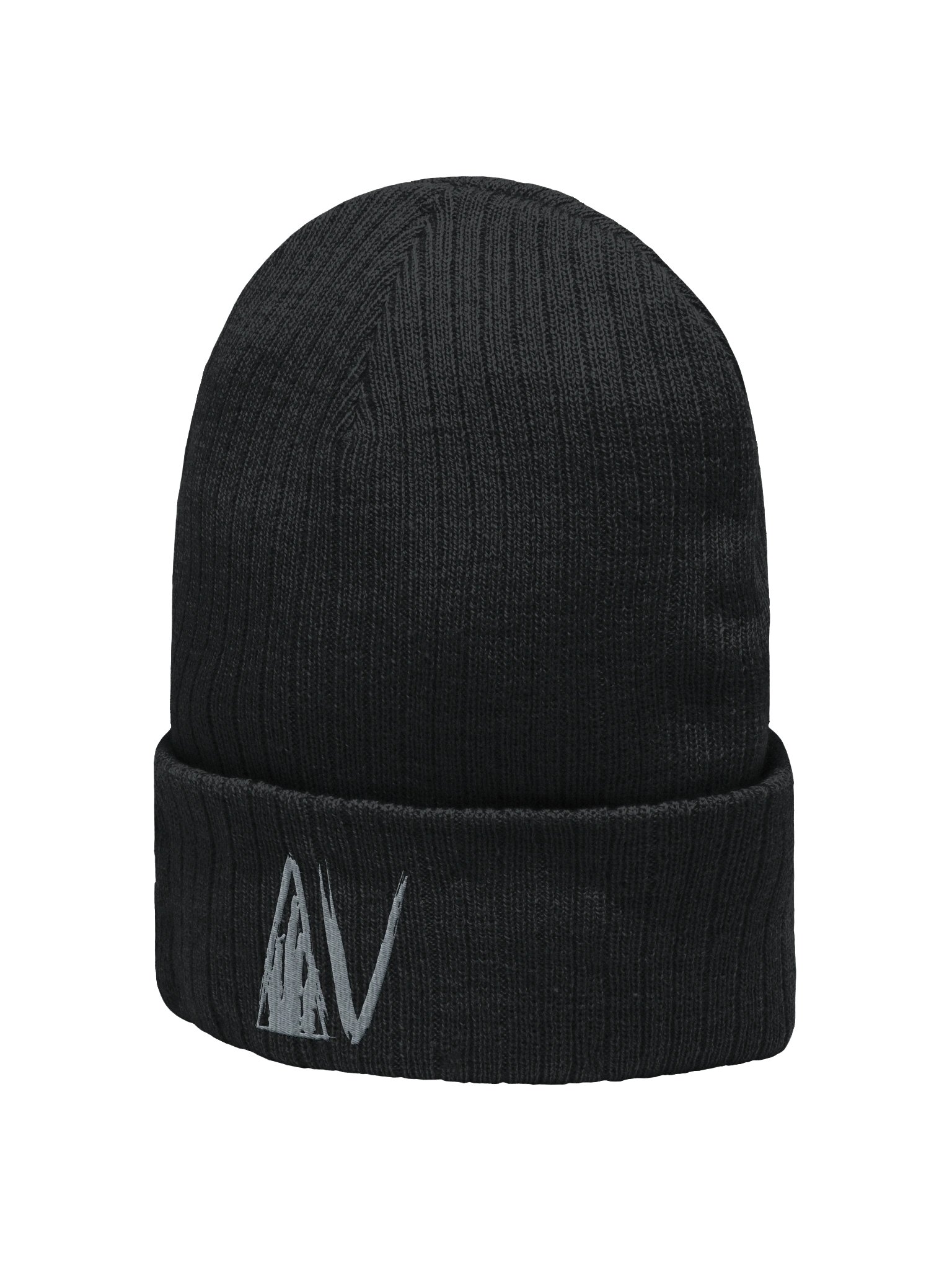 AV Ribbed Knit Beanie product image (2)