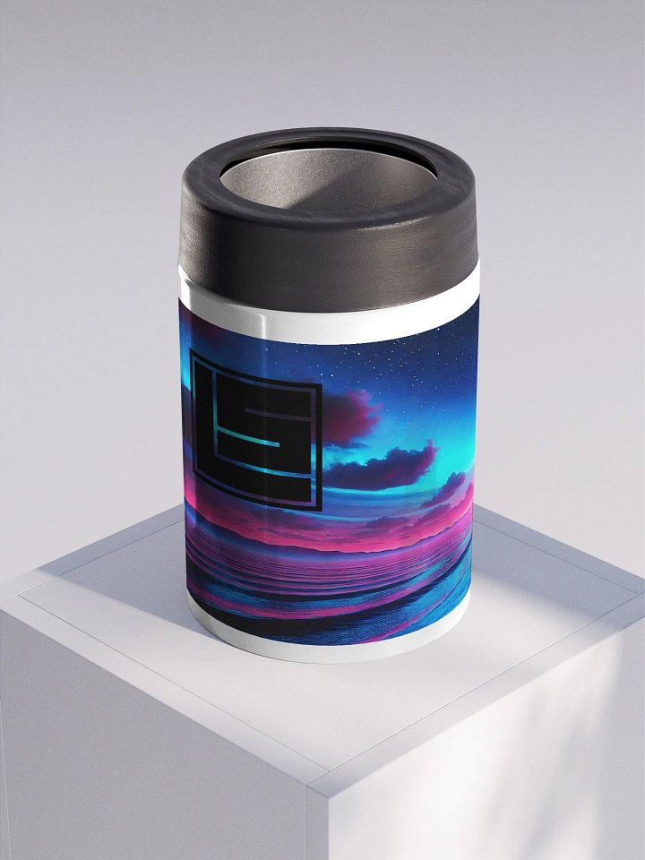 Neon Beach Metal Koozie product image (1)