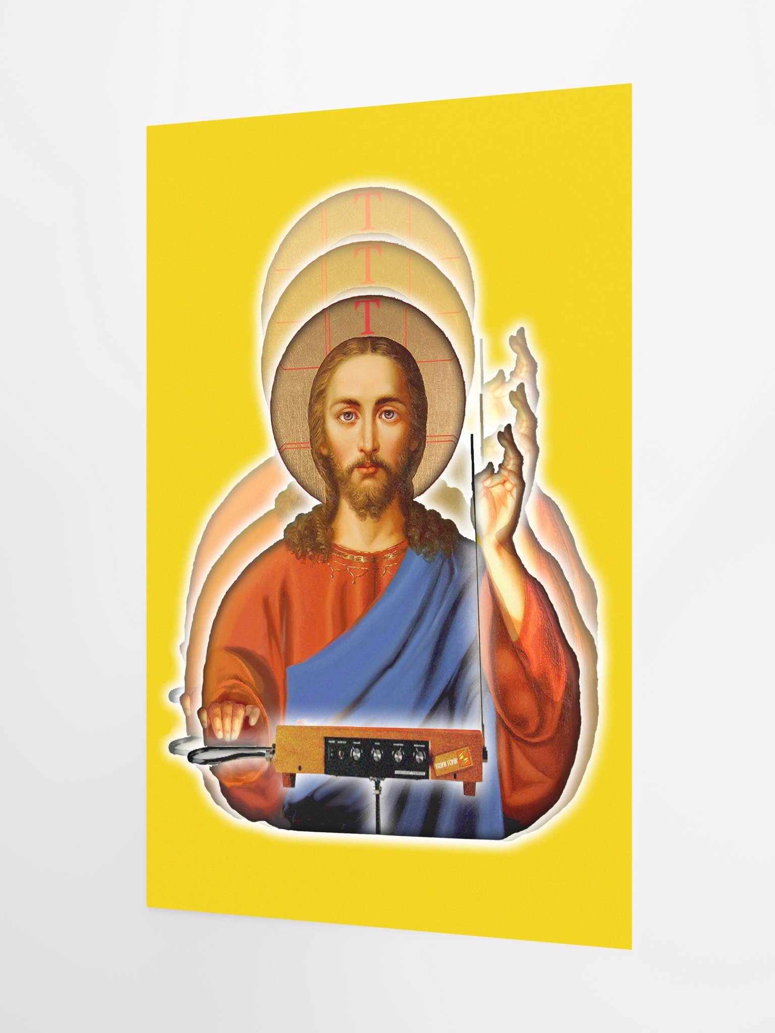 The Holy Theremin by Frank Fonik , Techno EDM Matte Paper Poster product image (2)