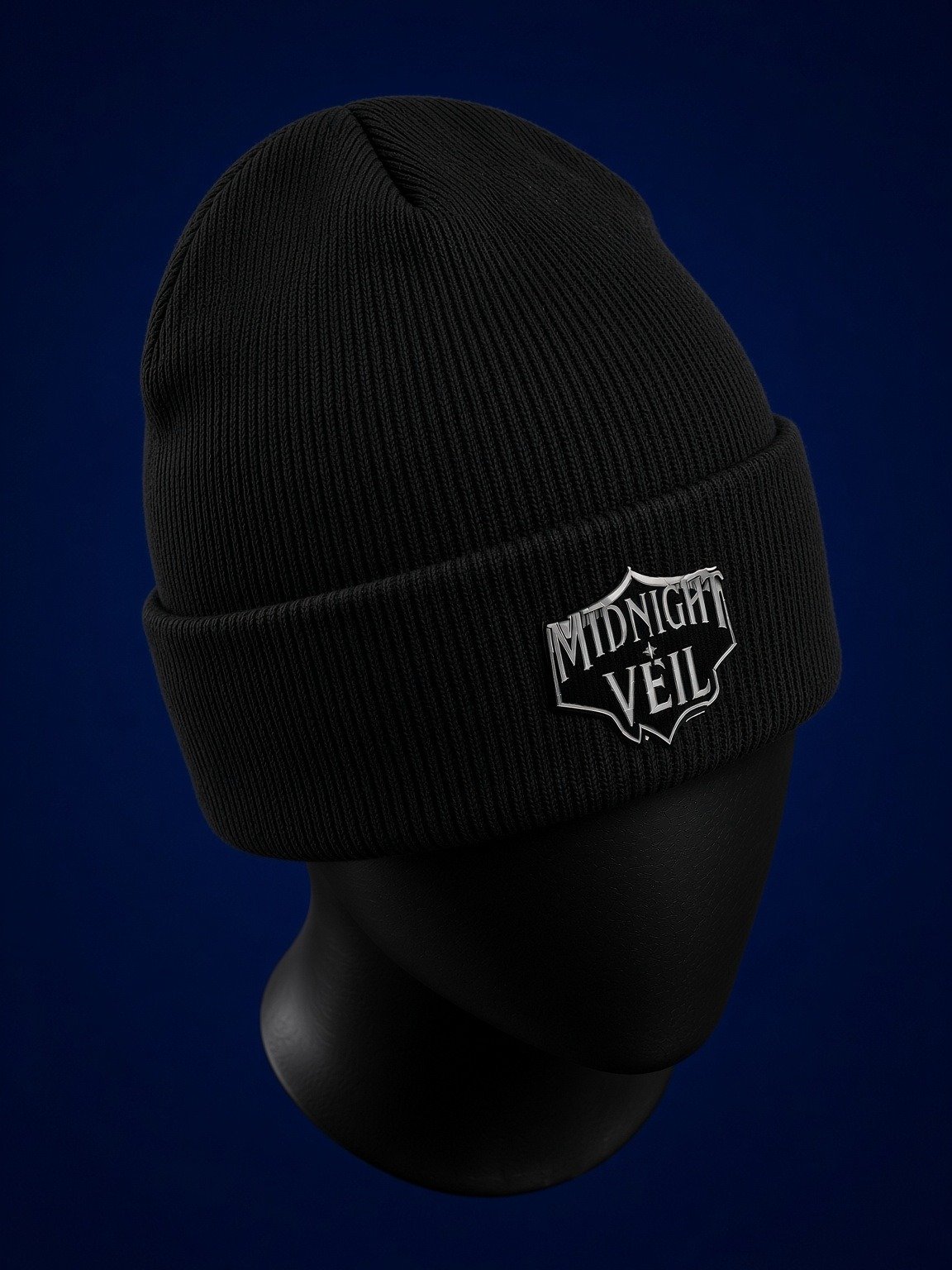 Midnight Veil Emblem Beanie product image (3)
