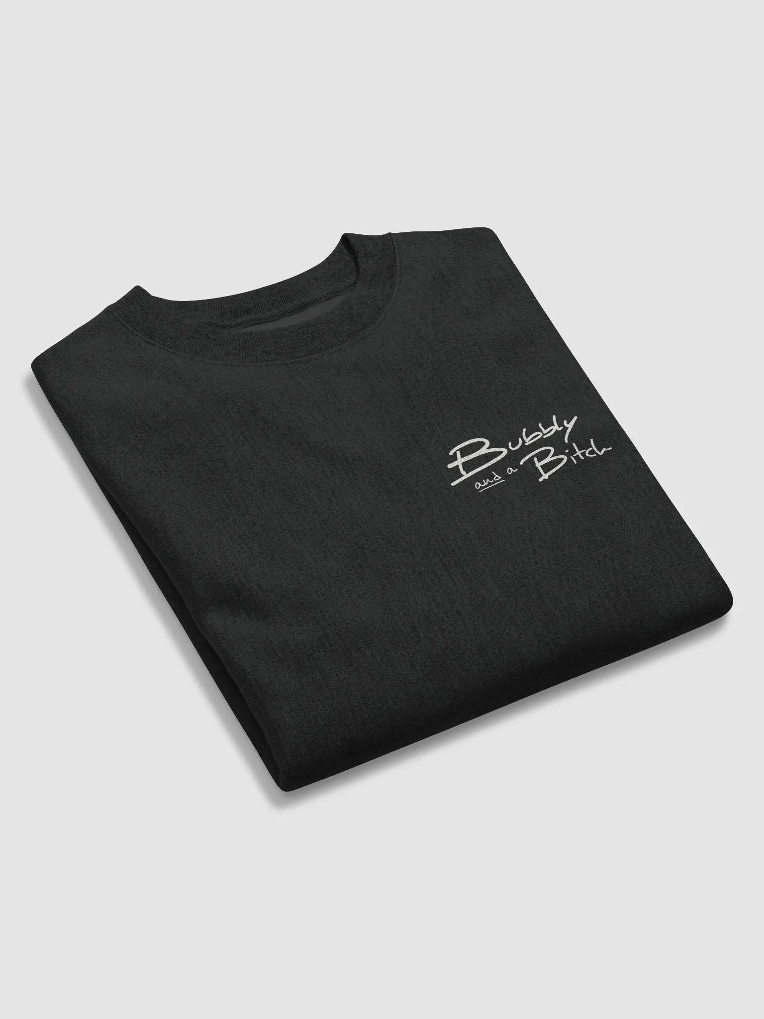 Bubbly and a B*tch (sm. white design) Champion Cotton Max Sweatshirt product image (5)