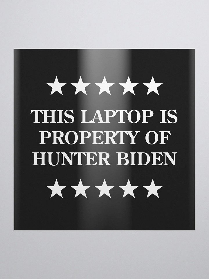 Hunter Biden's Laptop Sticker product image (1)