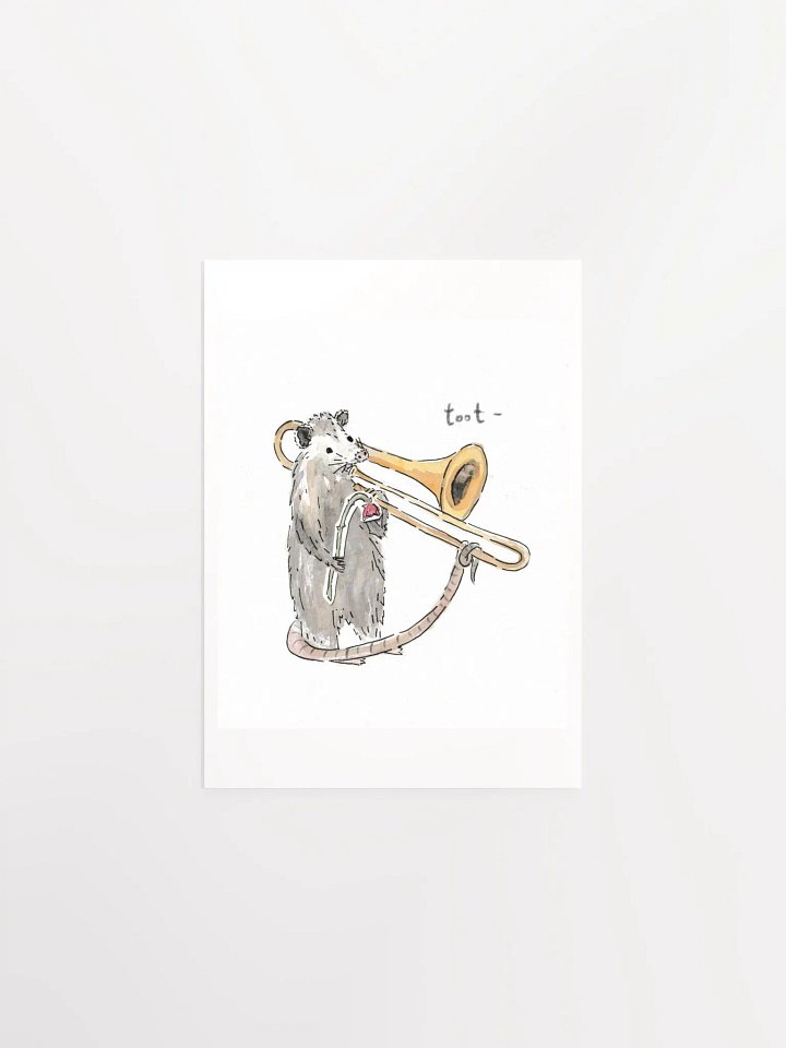 Serenaded by an Opossum Art Print product image (1)
