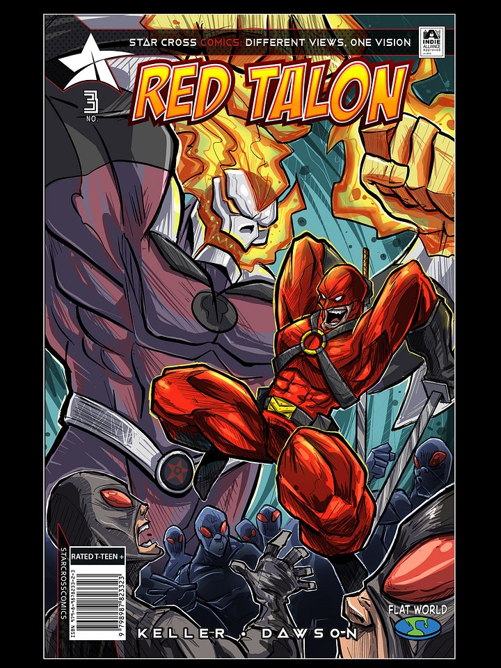 Red Talon Comic Book Issue #3 — Physical Edition product image (1)