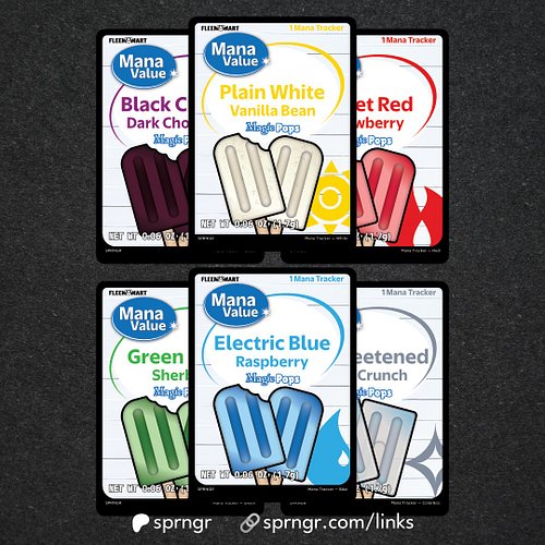Keep your mana cool this summer! All six flavors of 