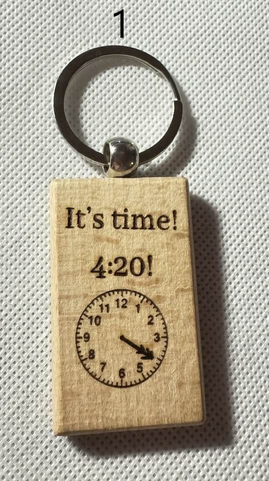 Wooden Engraved Keychains with Sayings & Quotes | Sweet, Sassy, Friendship & Love (5) product image (1)