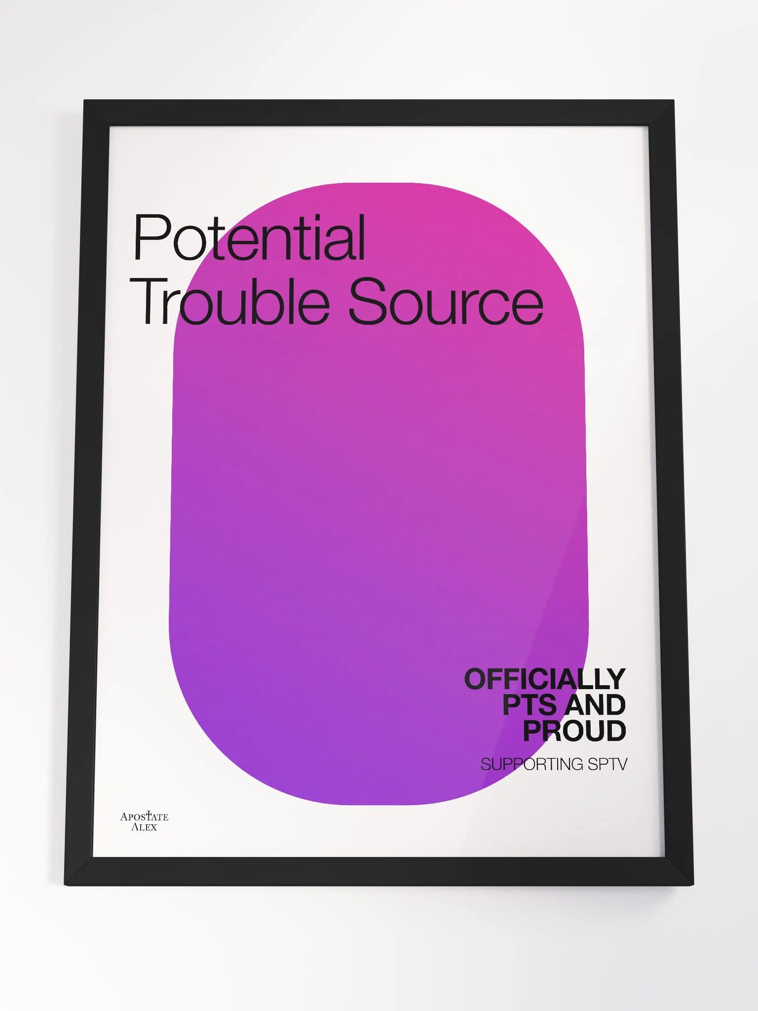 Potential Trouble Source [SUNSET] Framed Poster product image (4)