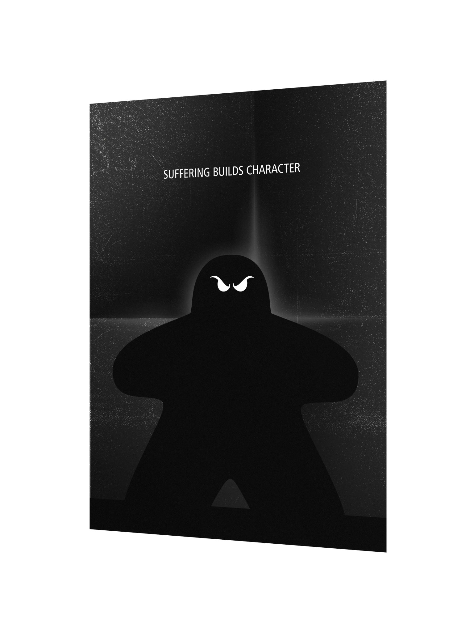 Suffering Builds Character Board Game Room Poster - UNFRAMED product image (2)