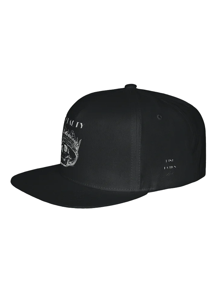 Royalty Series White Print Snapback Cap product image (4)