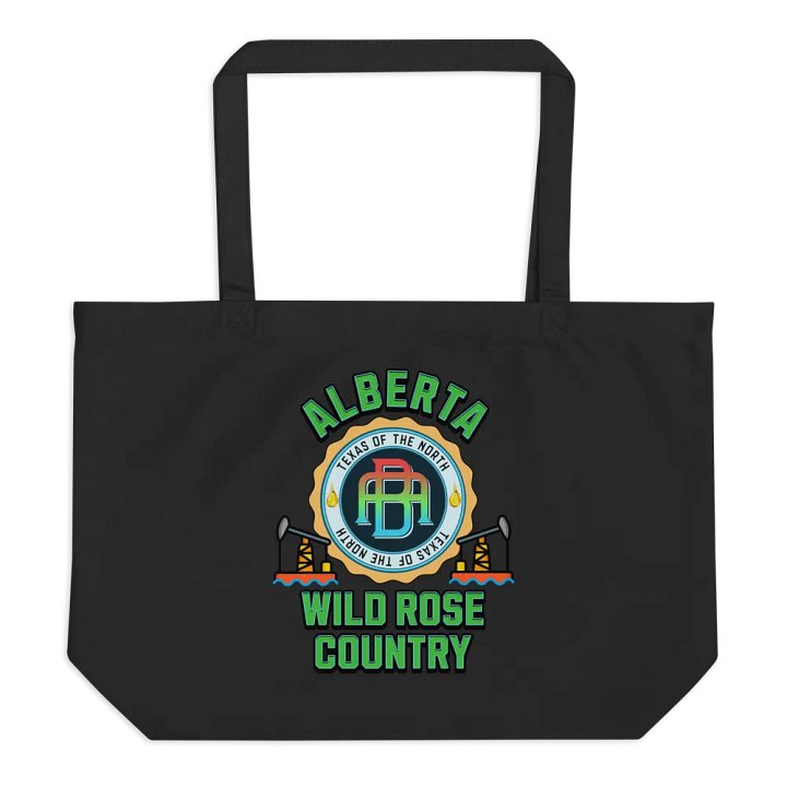 Alberta Wild Rose Country Cotton Tote product image (1)