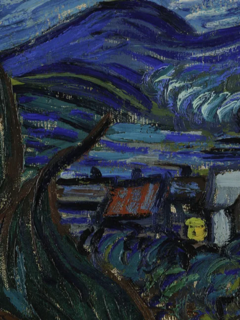 The Starry Night - Van Gogh - 663Mb HD - 44.567 pixels - digital download product image (4)