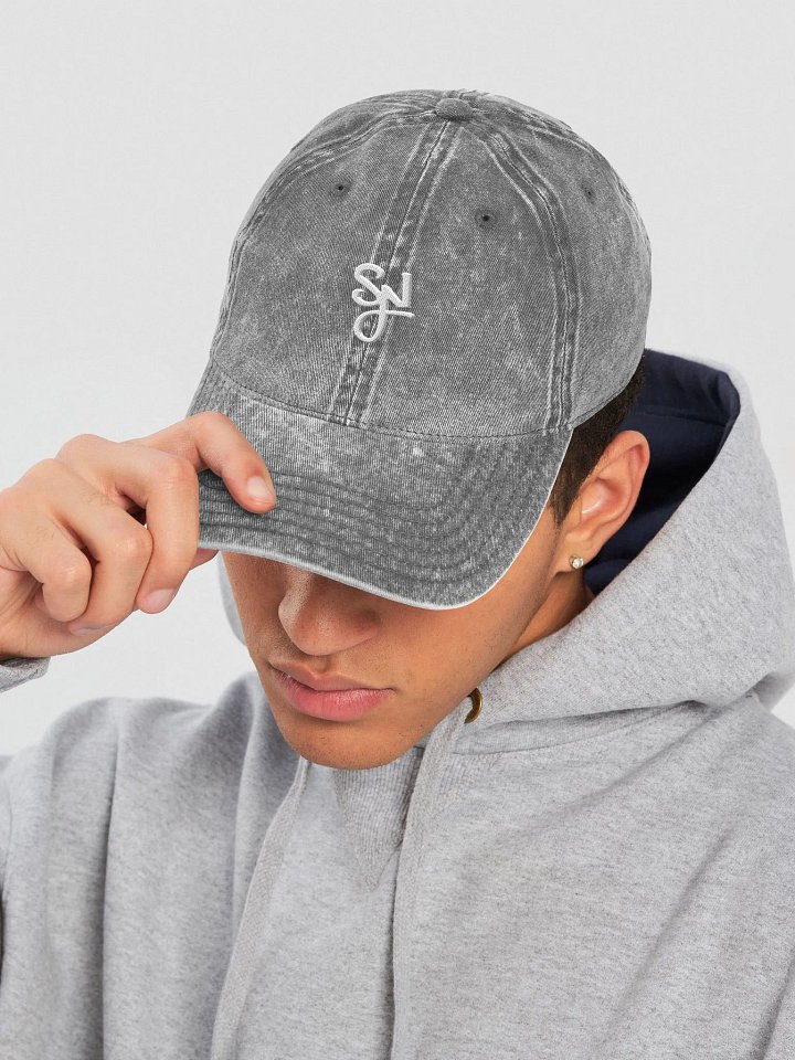 Syn Vintage Wash White Logo Dad Hat product image (2)