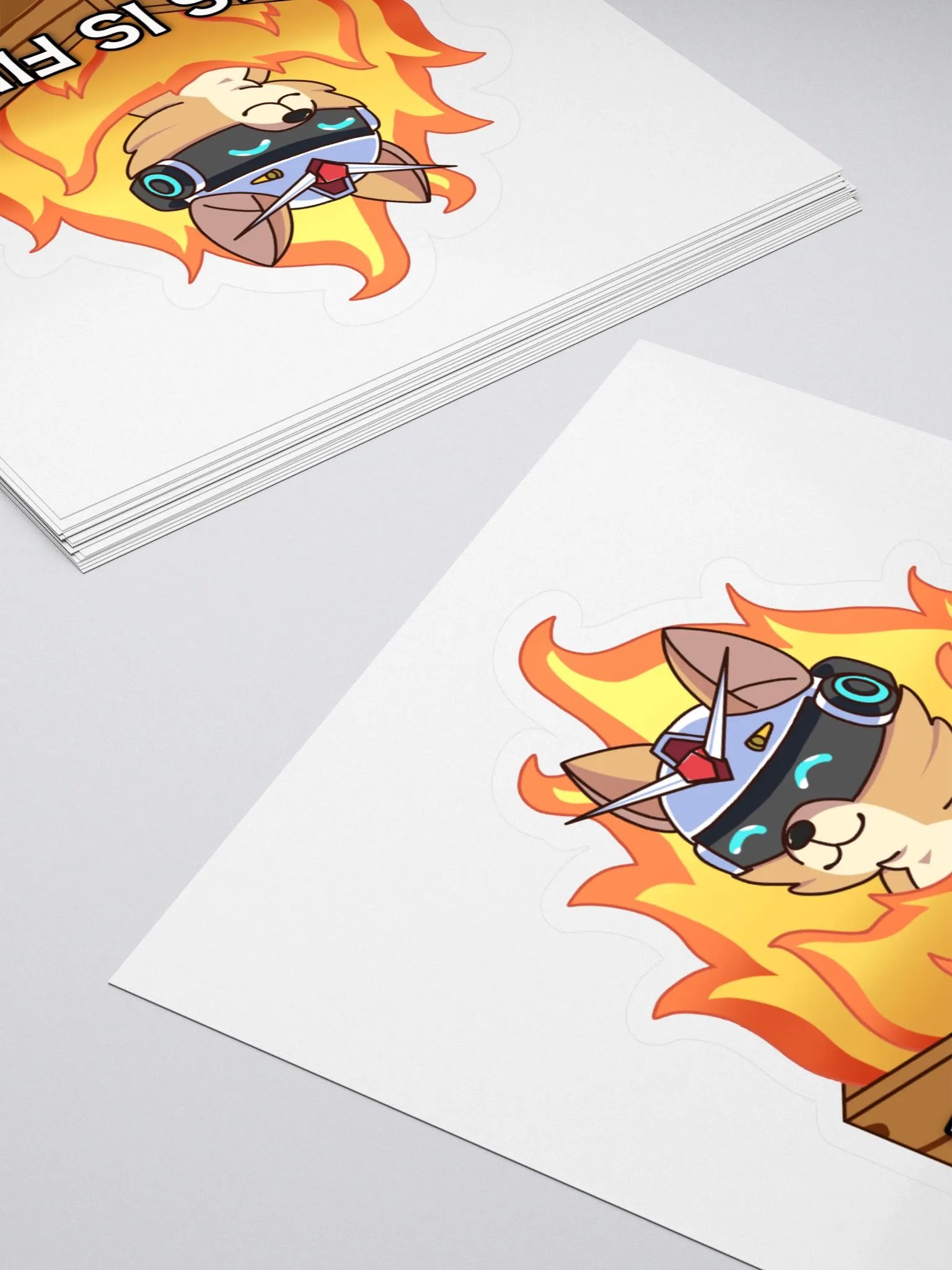THIS IS FINE Sticker product image (4)