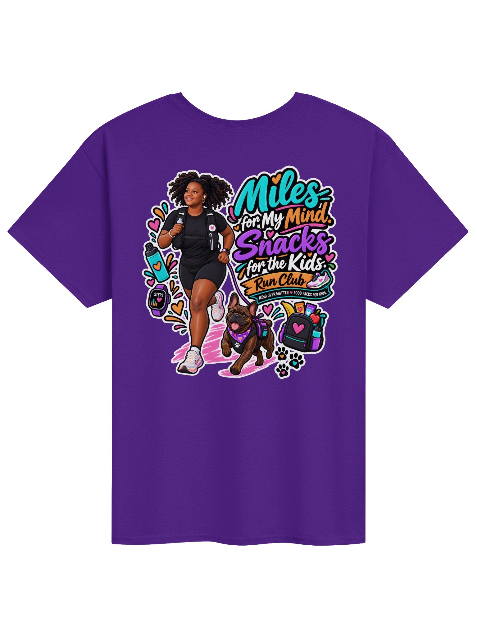Custom "Run with us" Shirt product image (2)