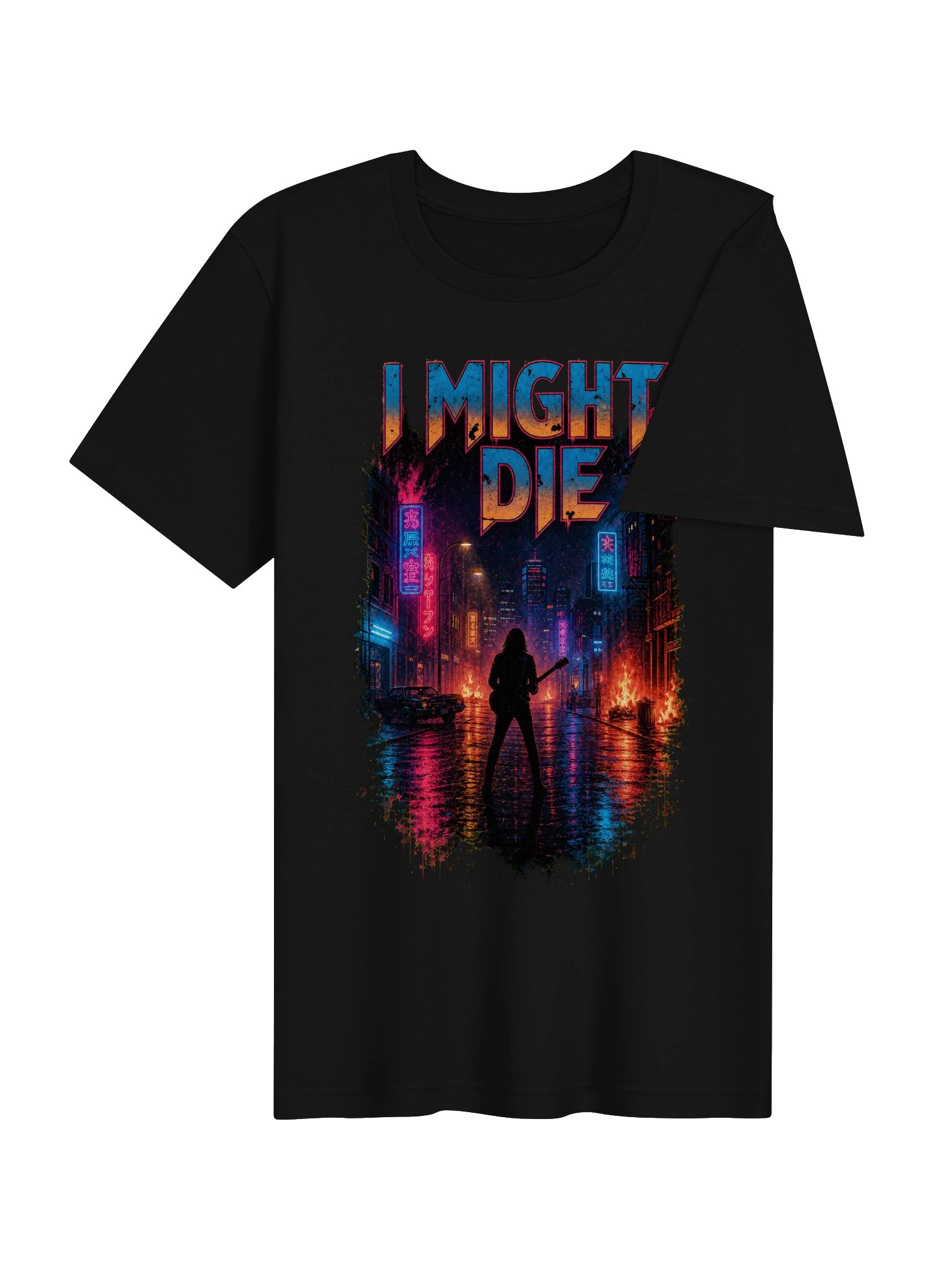 I MIGHT DIE — Neon City Tee product image (4)