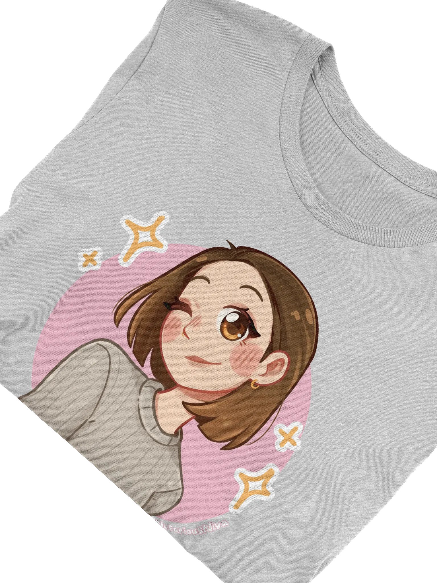 NefariousNiva Tee - Rosa bakgrunn product image (4)