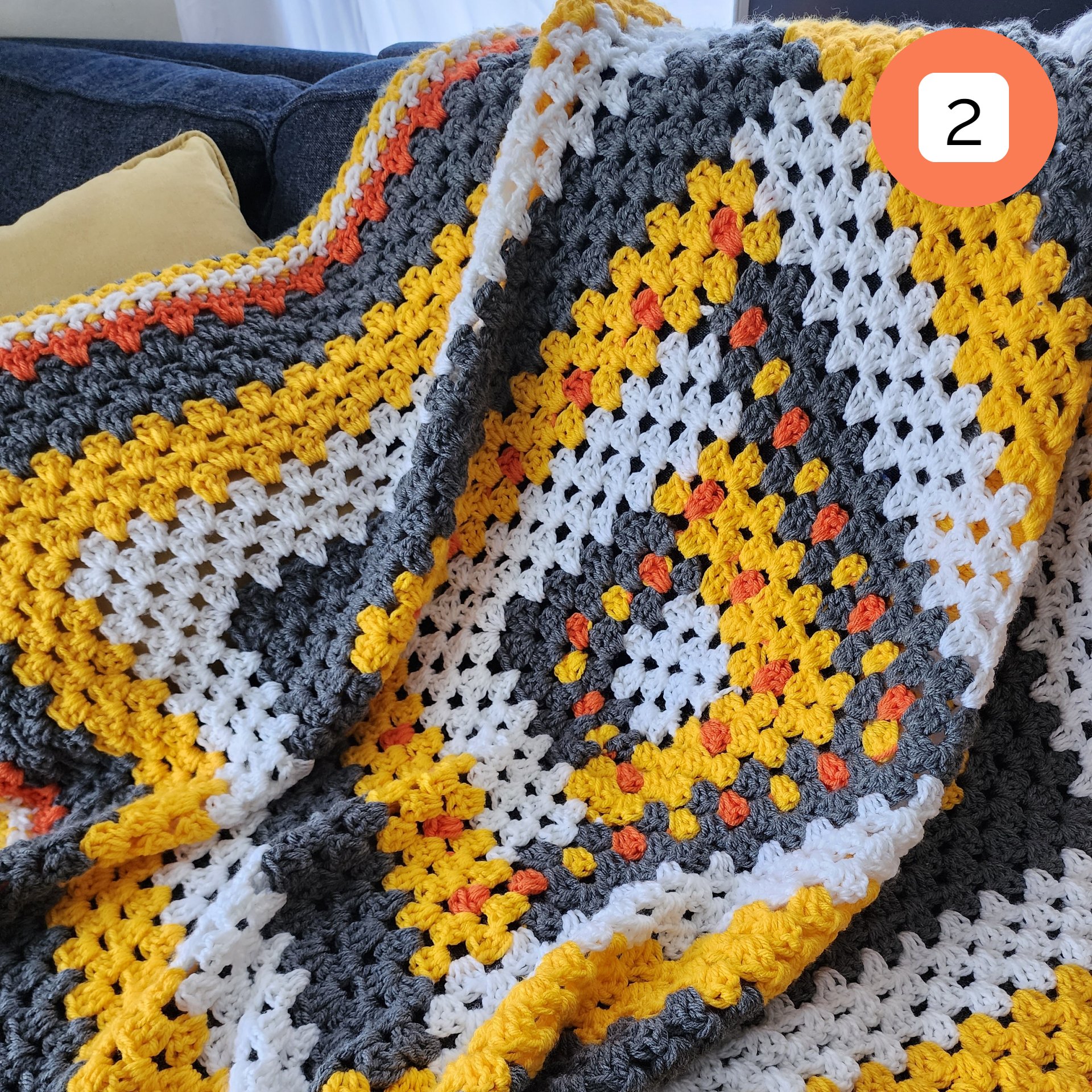Made to Order Crochet Blanket: Custom Colors & Patterns [Message me on Etsy for a Quote, Price TBD] product image (5)