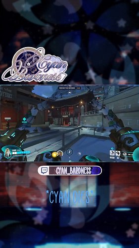 One of my favorite interactions now. Wasn't expecting Cass to jump in. #cyan #cyanbaroness #twitch #stream #overwatch2