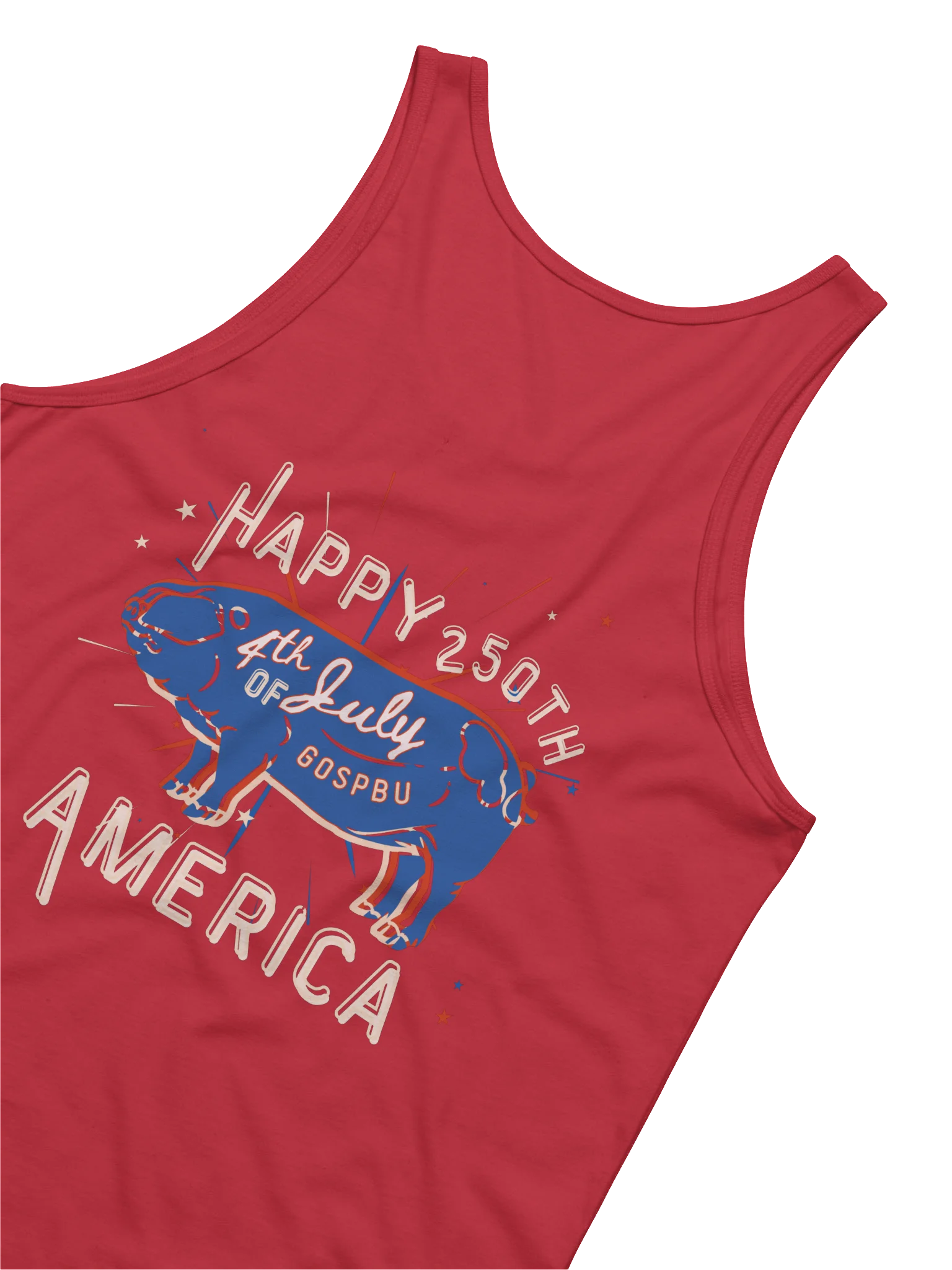 4th of July Pig Breeders United Tank product image (6)