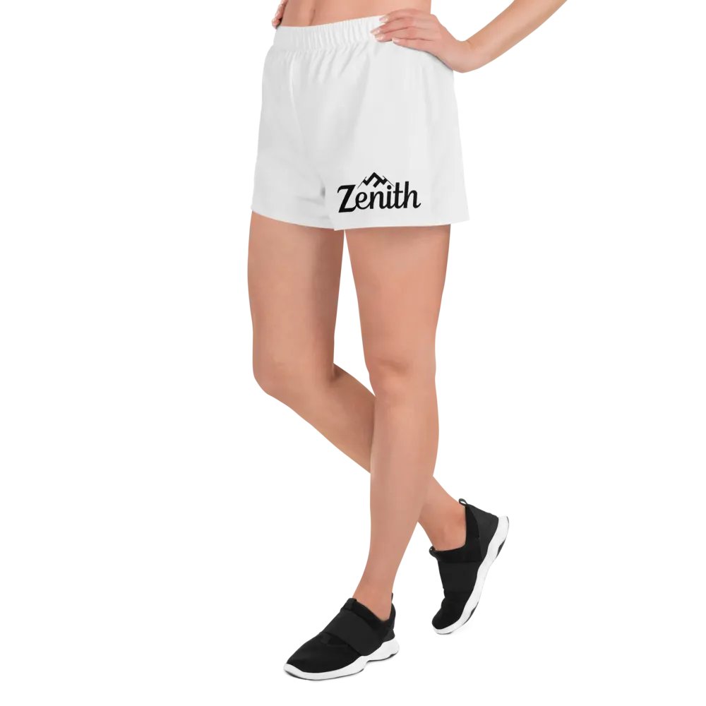 Zenith Unisex Athletic Shorts - Exclusive Design, White, Lightweight, Relaxed Fit product image (10)