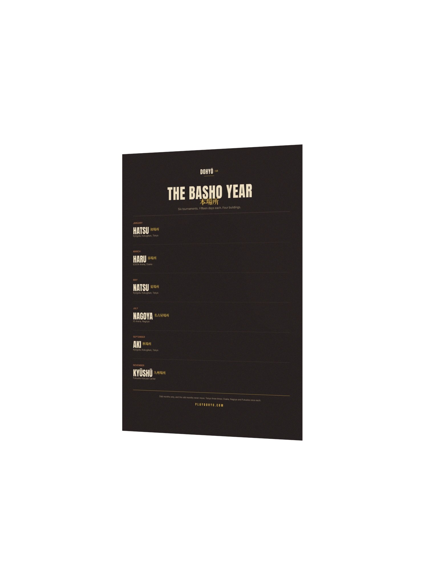 The Basho Year — Six Tournaments product image (2)