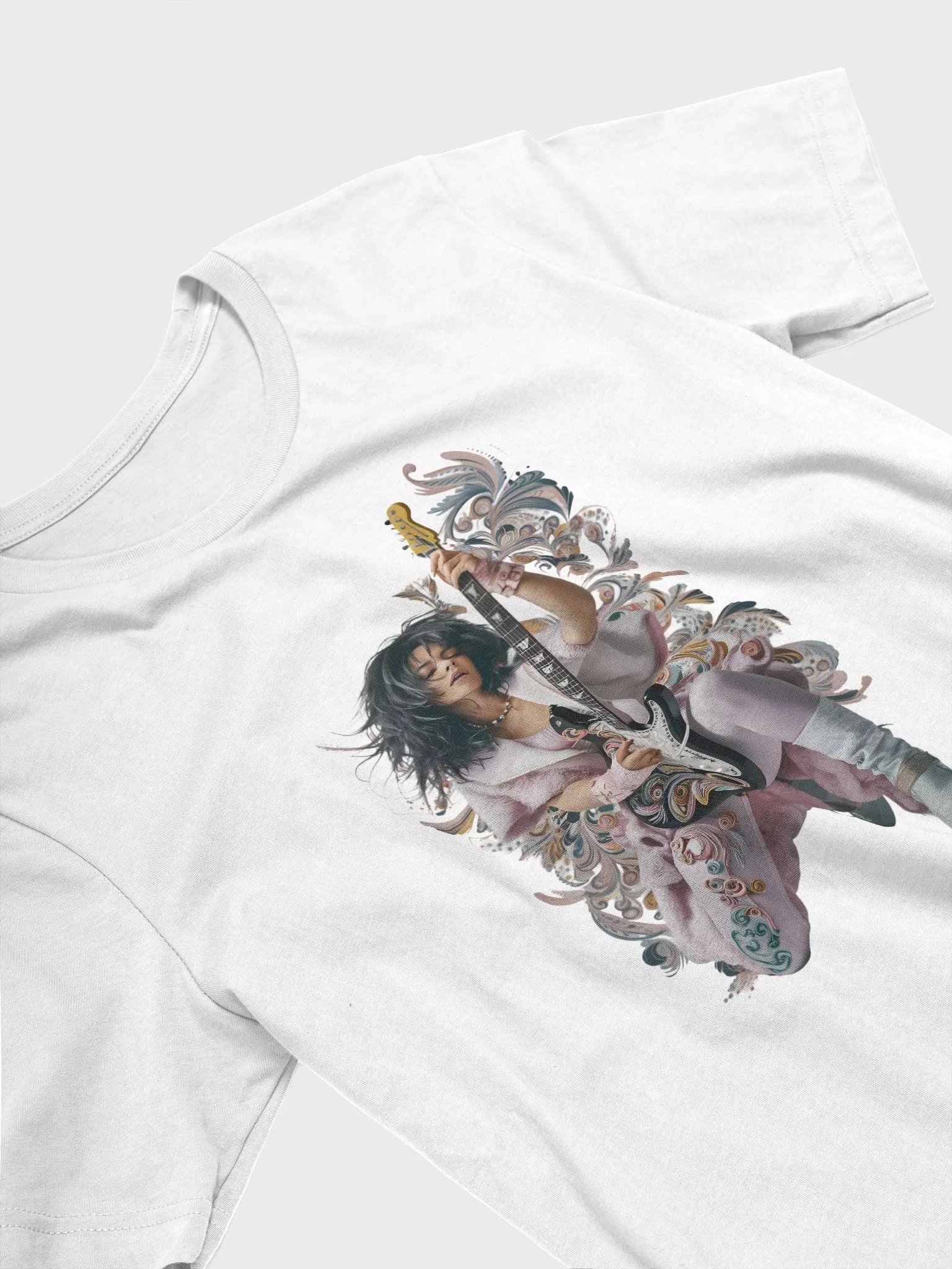 Guitarist #13 with floral design product image (4)