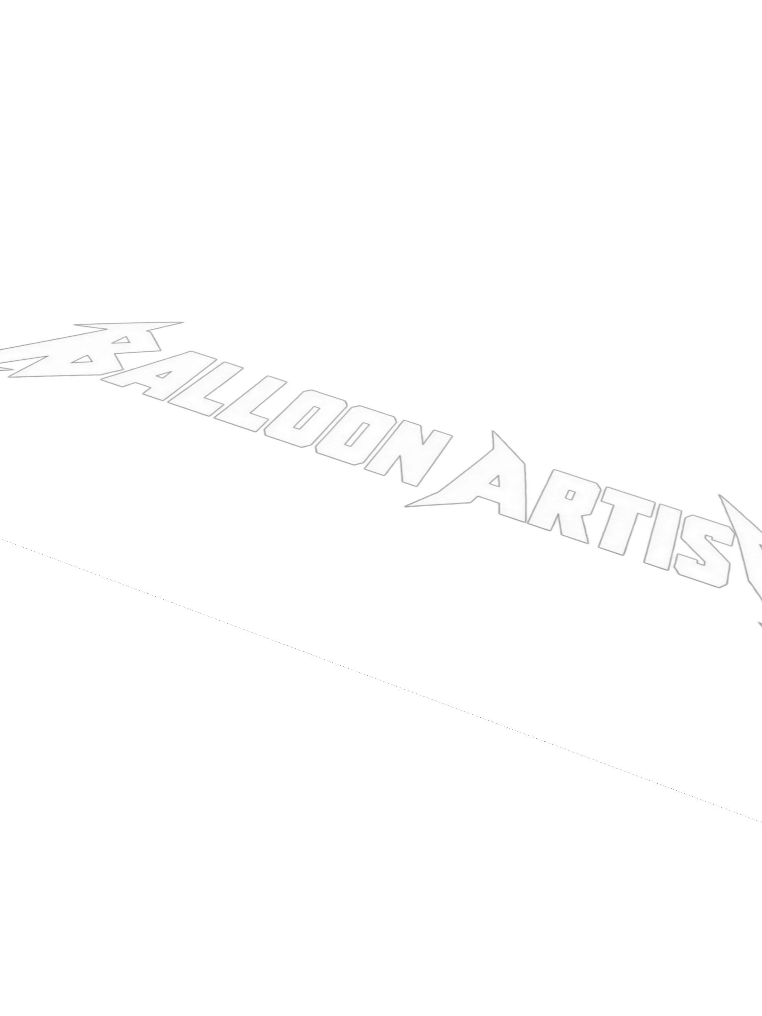 Balloon Artist Heavy Metal Sticker product image (4)