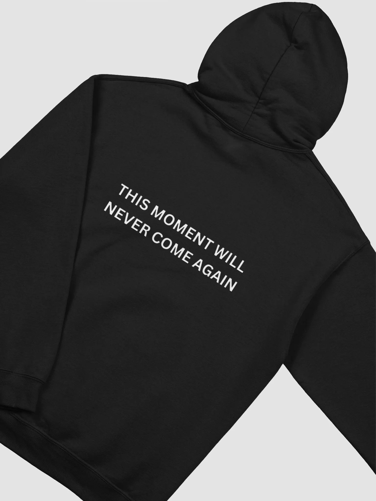 "This moment will never come again" Unisex Over-sized Hoodie product image (3)