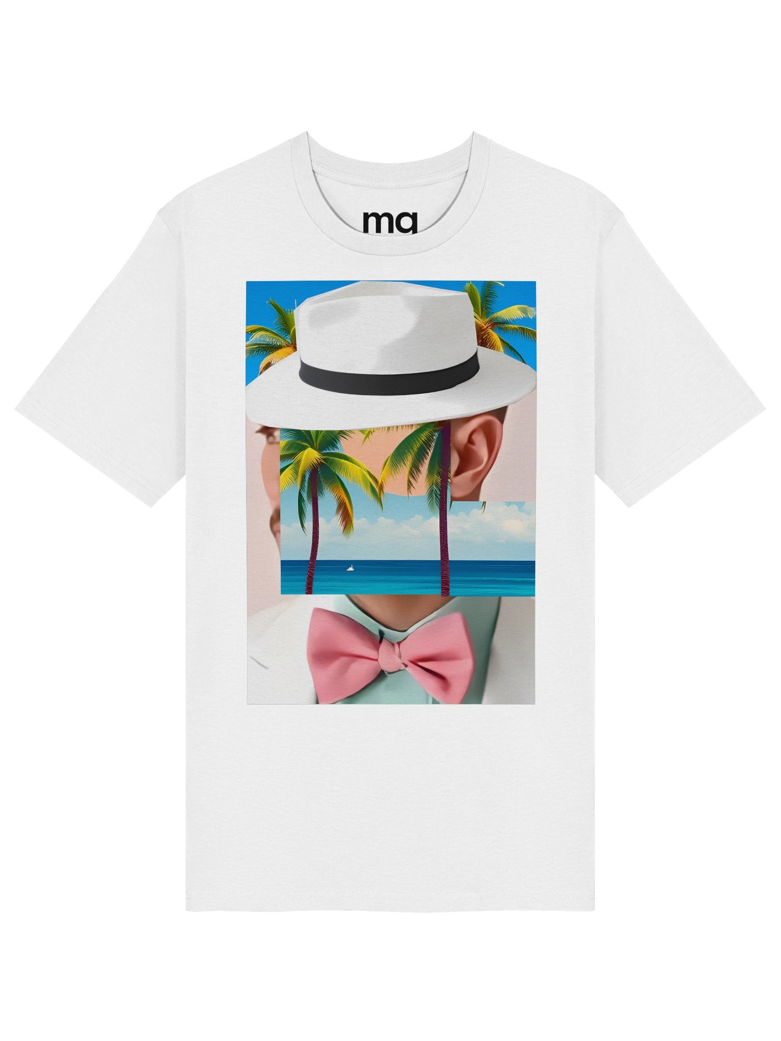 Man From The South // T-shirt white product image (3)