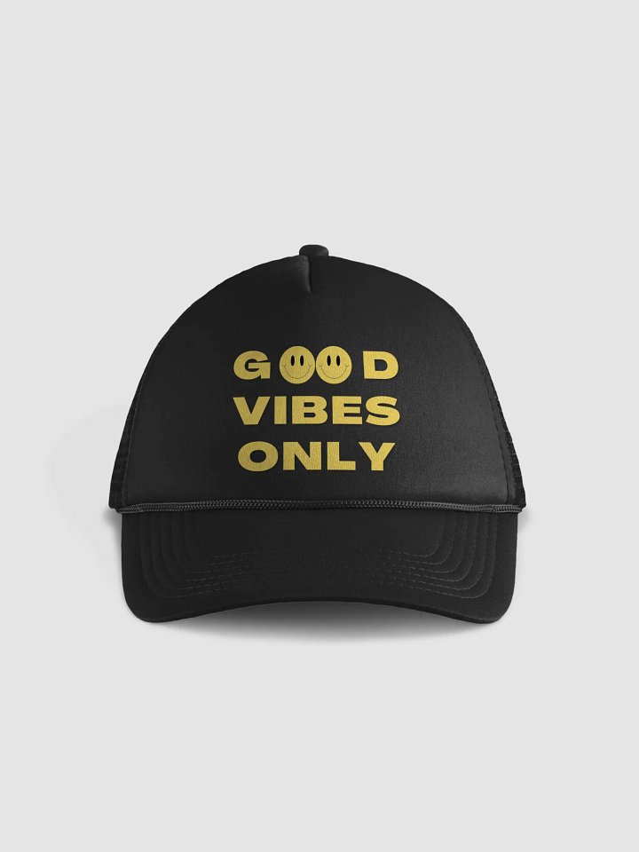 Smiley Vibes Foam Trucker Hat product image (2)