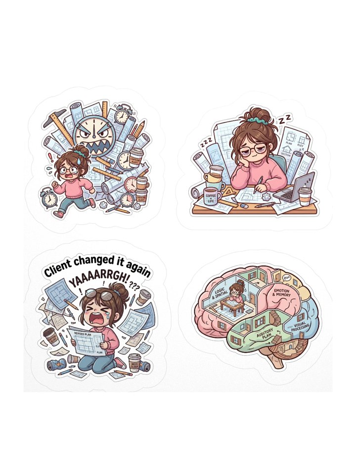 Architecture Humor Sticker product image (2)