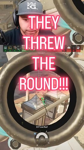 THEY THREW THE ROUND!!! #rainbowsixsiege #rainbowsix #r6 #r6s #gaming