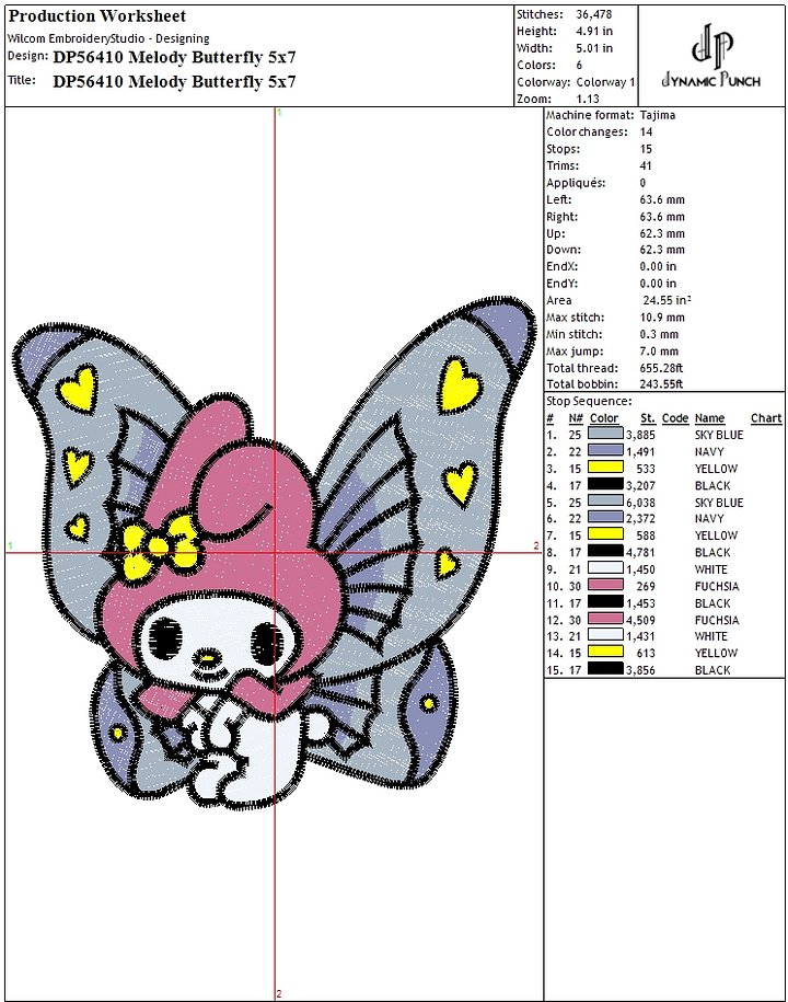 MELODY BUTTERFLY product image (2)