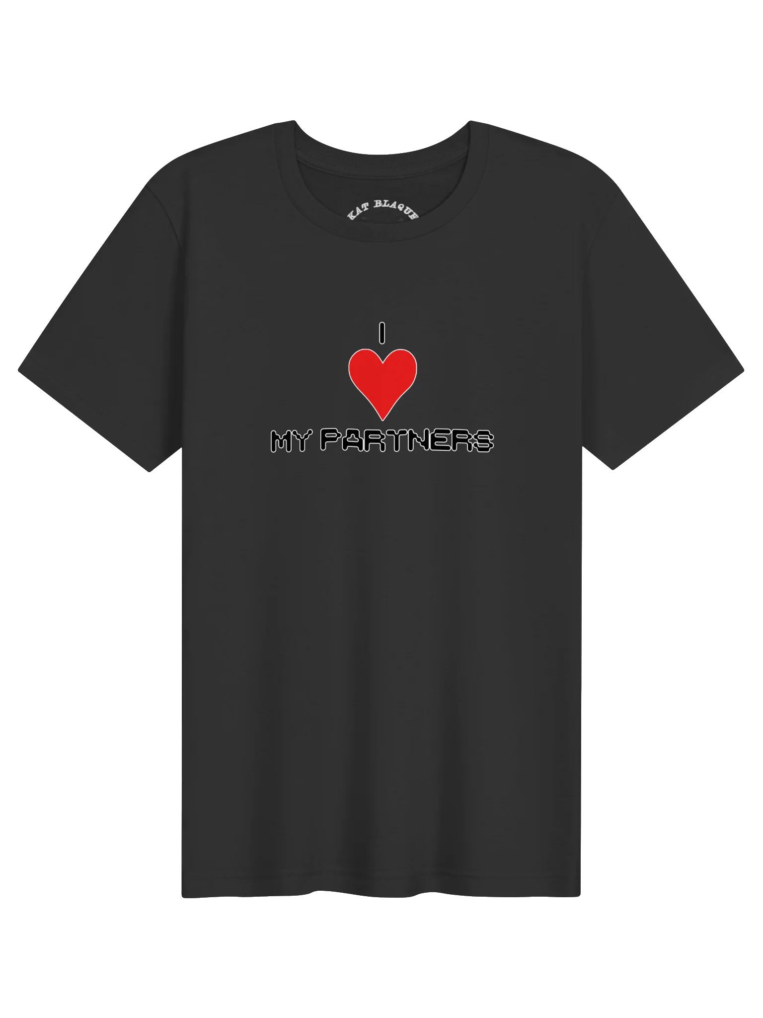 I Love My Partners Super Soft Black Ink Tee product image (1)