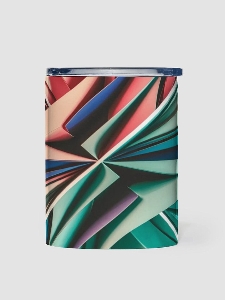 Graphic Grove 10oz Insulated Stainless Steel Tumbler with Vibrant Abstract Design product image (1)