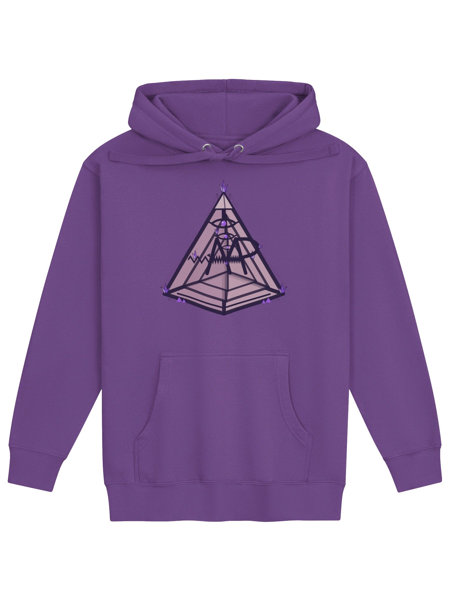 Mt. AMP 7D Pyramid Hoodie — Purple product image (1)
