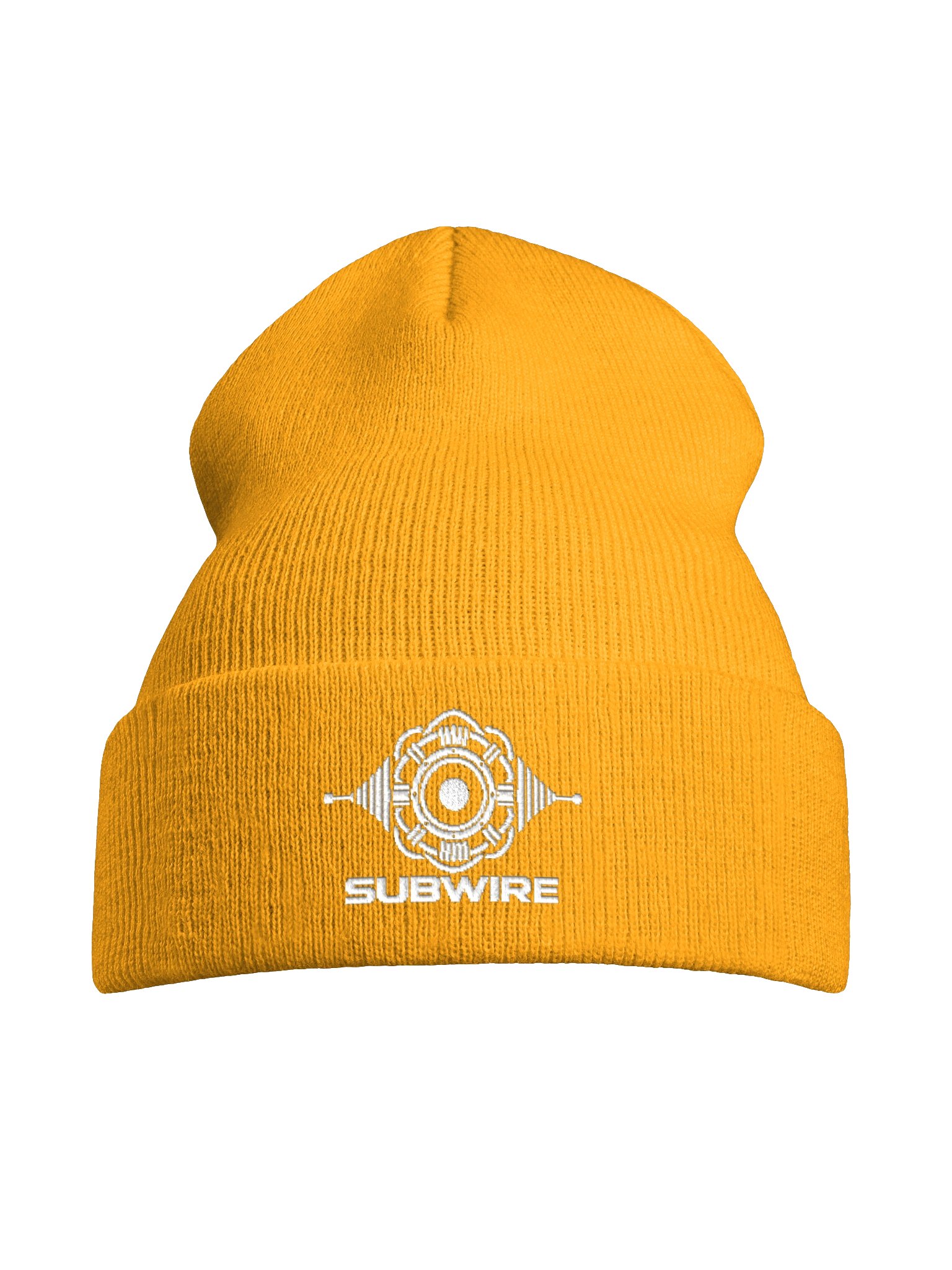 SUBWIRE White Logo Beanie product image (37)
